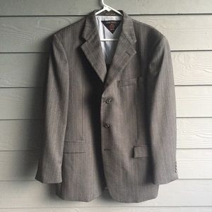 Tommy Hilfiger Mens 42R Wool Gray Sport-Coat
